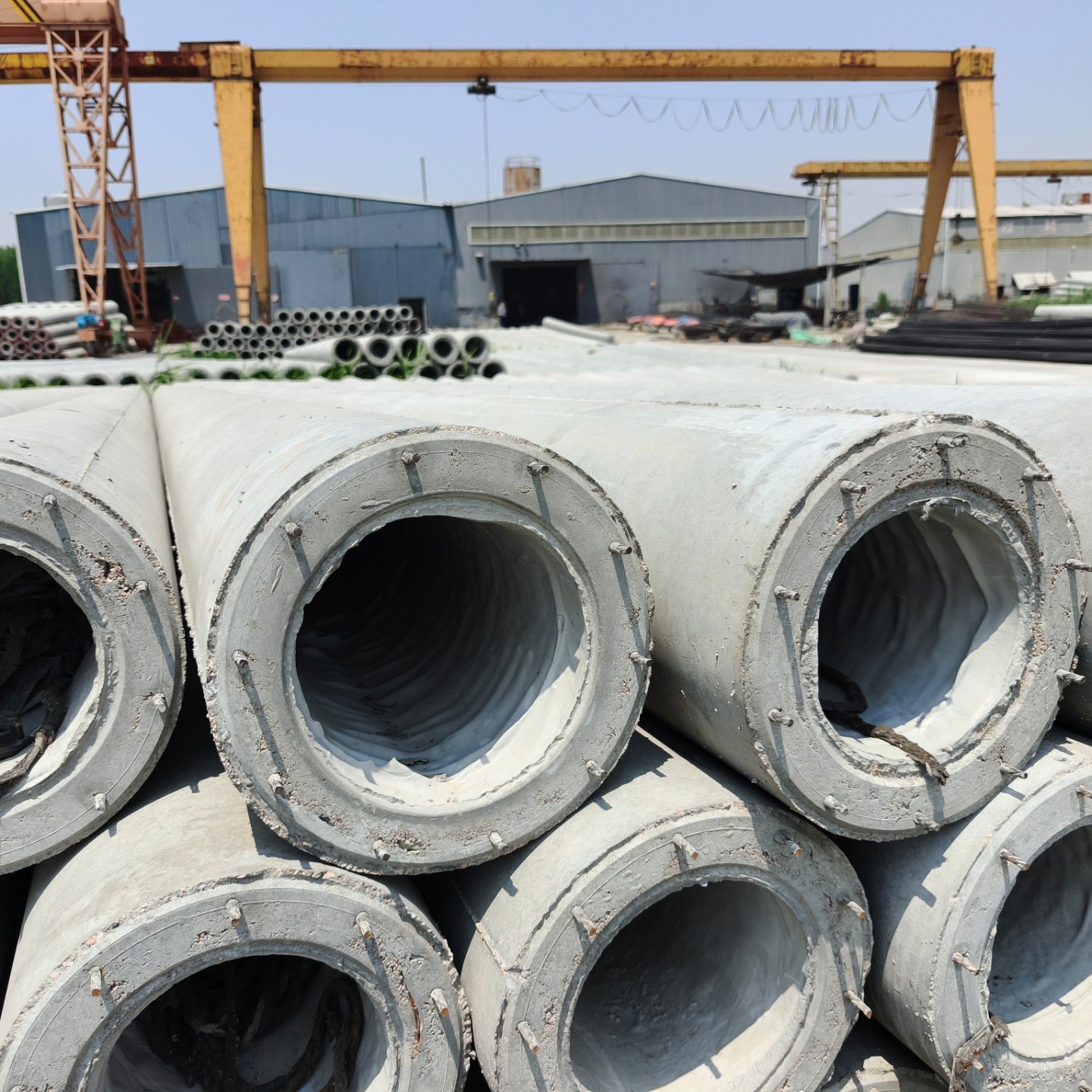 灵山150×10米预应力水泥电线杆